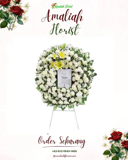Krans Bunga Duka Agung Lawongan